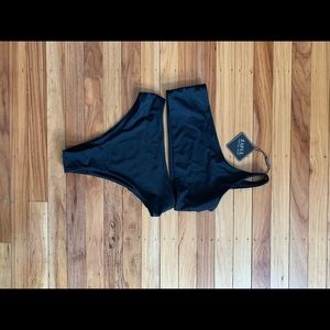 Never worn small, black, one shoulder Zaful bikini